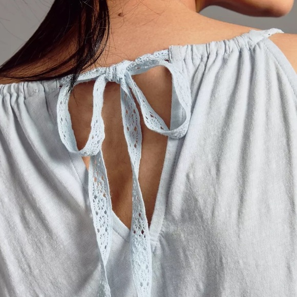 Anthropology v-neck asymmetrical tank - Picture 3 of 7